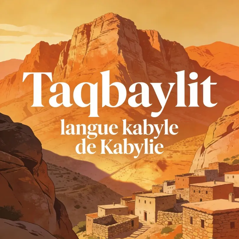 Le taqbaylit, langue kabyle d’Algerie