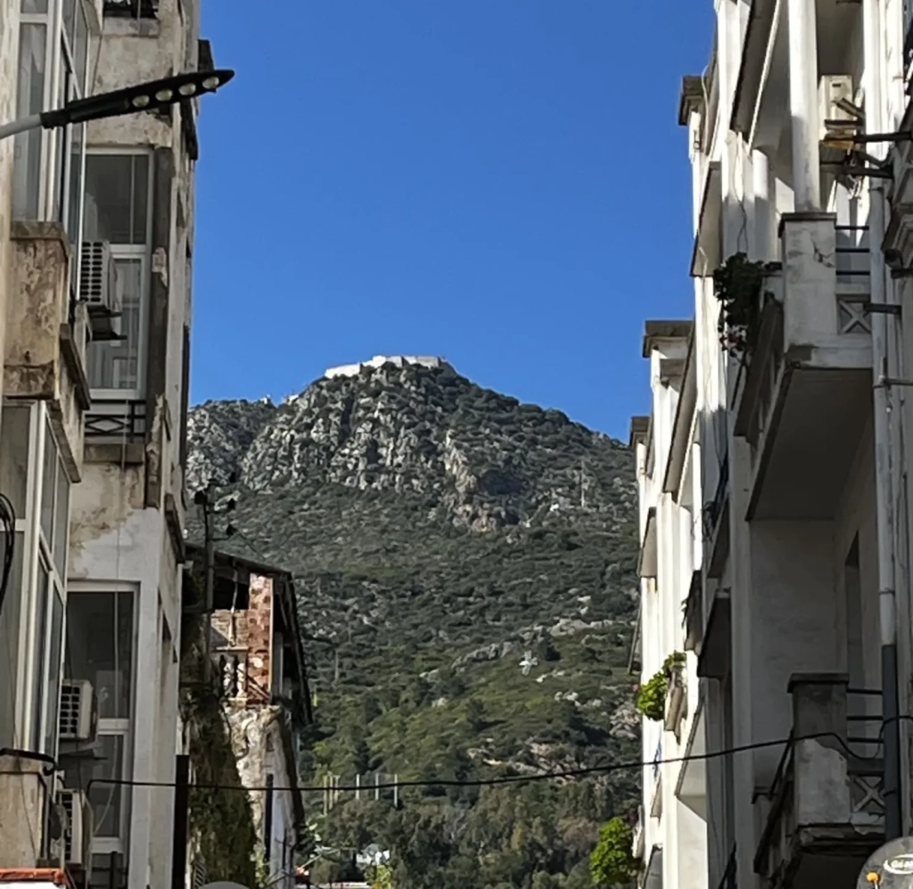 Vue du fort Lemercier au sommet de Gouraya