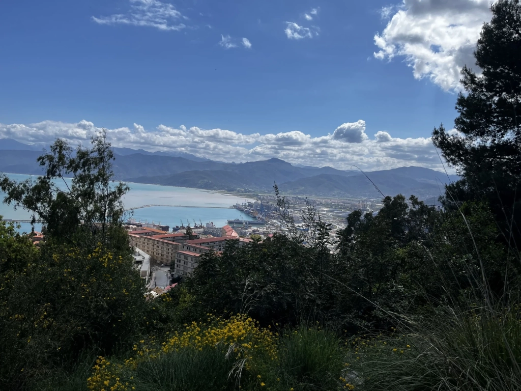 vue du sentier de Gouraya
